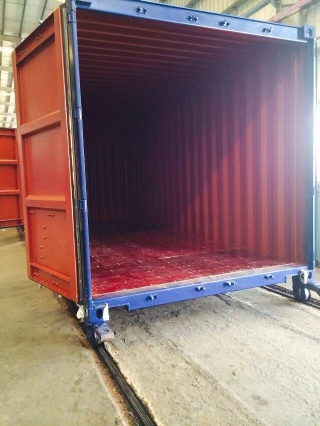 Containers ready for dispatch